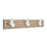 APPENDIABITI IN LEGNO INOFIX 3 POSTI BIANCO