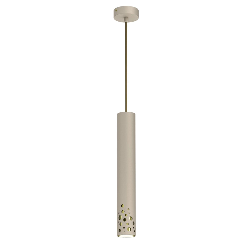 Lampada a sospensione Altro Buble crema oro GU10 Luminex