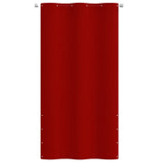 Paravento per Balcone Rosso 120x240 cm in Tessuto Oxford 148545