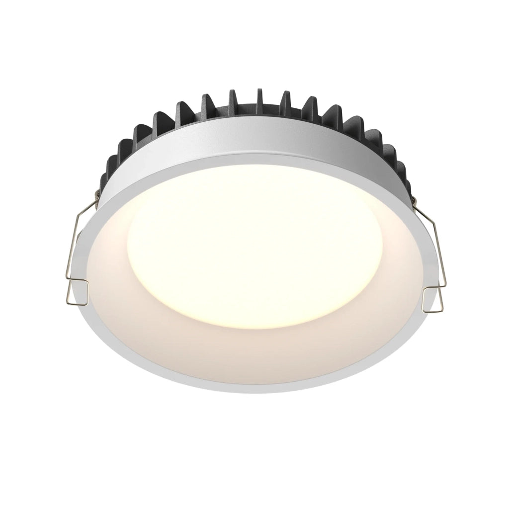 Maytoni Lampada da incasso Okno 1 luce LED integrato bianco metallo