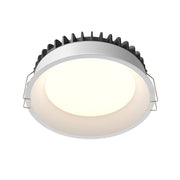 Maytoni Lampada da incasso Okno 1 luce LED integrato bianco metallo