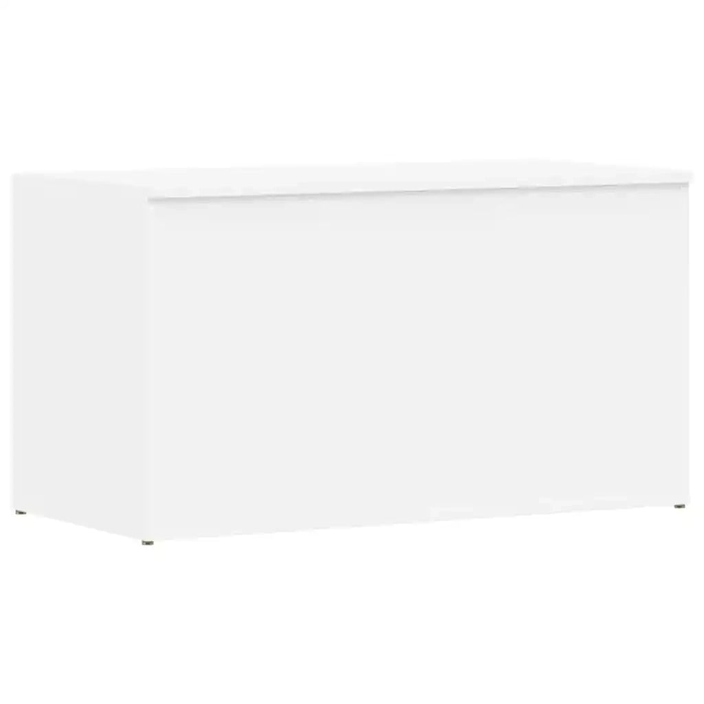 Cassapanca Bianca 84x42x46 cm in Legno Ingegnerizzato 803056