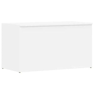 Cassapanca Bianca 84x42x46 cm in Legno Ingegnerizzato 803056
