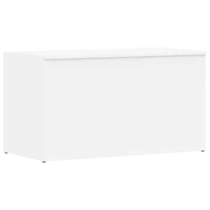 Cassapanca Bianca 84x42x46 cm in Legno Ingegnerizzato 803056