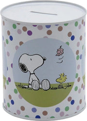 Contenitore di Risparmio per Adulti Snoopy Metallico a Molti Colori - Prodotto Ufficiale