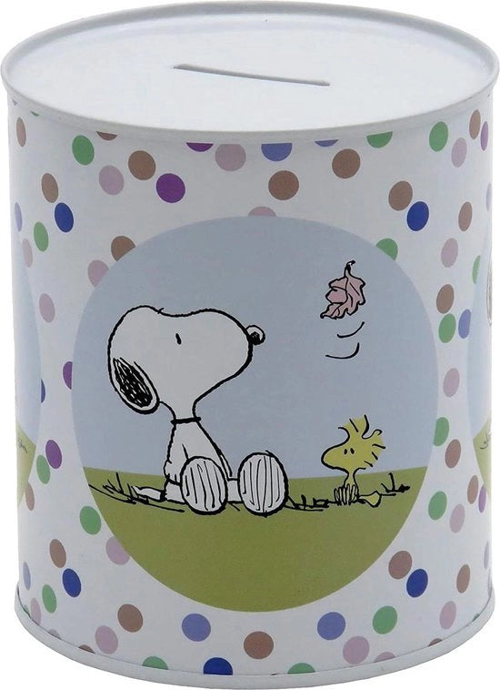 Contenitore di Risparmio per Adulti Snoopy Metallico a Molti Colori - Prodotto Ufficiale