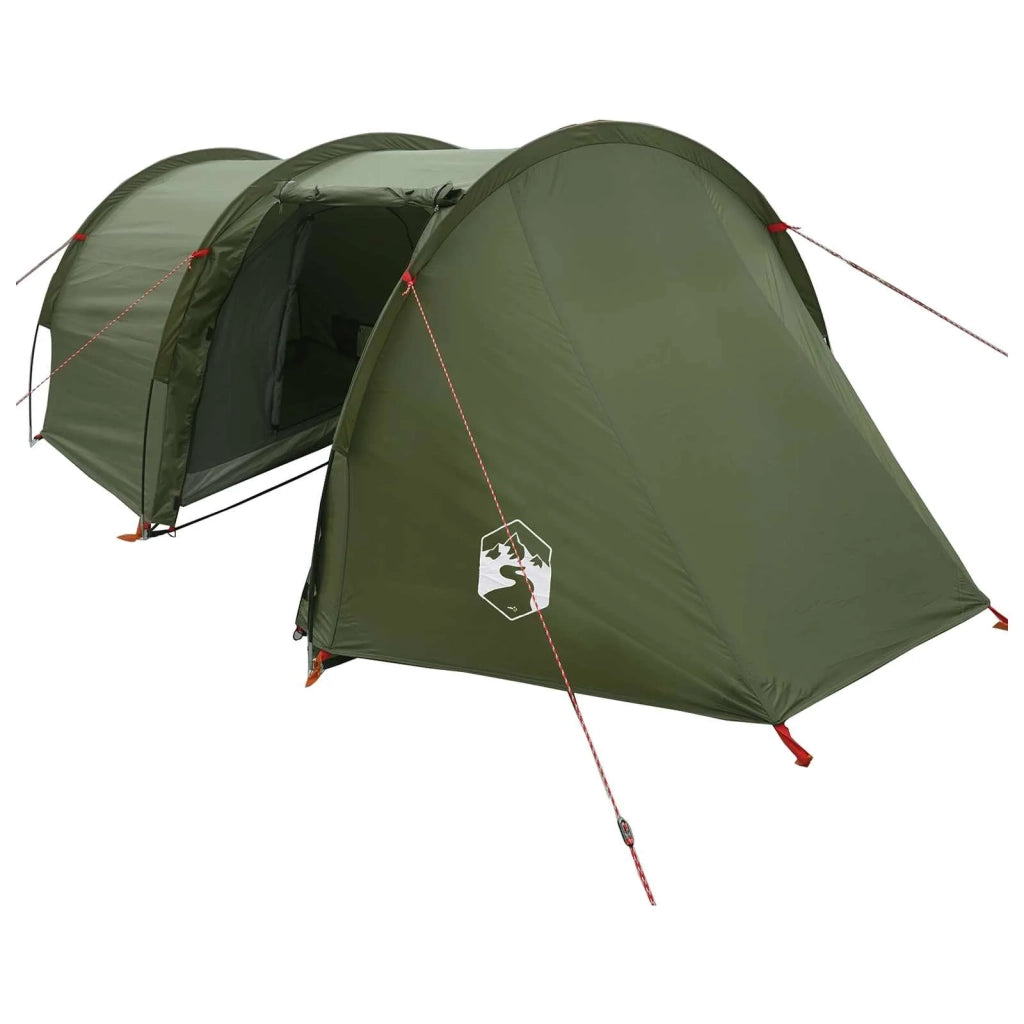 Tenda a tunnel con tetto Verde Oliva 410 x 175 x 105 cm 42029024