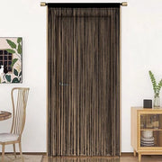 Tendal di bamboo isolante per finestra 90x245cm con stringatura macramè in poliestere