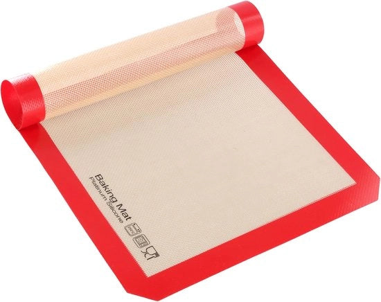 Mat di silicone per forno, 42 x 29,5 cm, mat di silicone, mat di silicone per pasticceria, fondo antiscivolo per forno, silicone, mat per estensione, mat per pasta di pane, grande mat per forno per fondant/pane/pizza