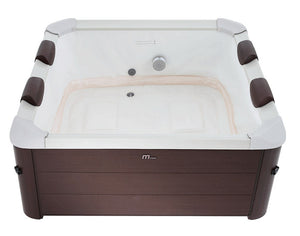 Vasca Idromassaggio da Esterno Spa Riscaldata 160x160x65 cm 6 Posti Wi-Fi Tribeca Smart