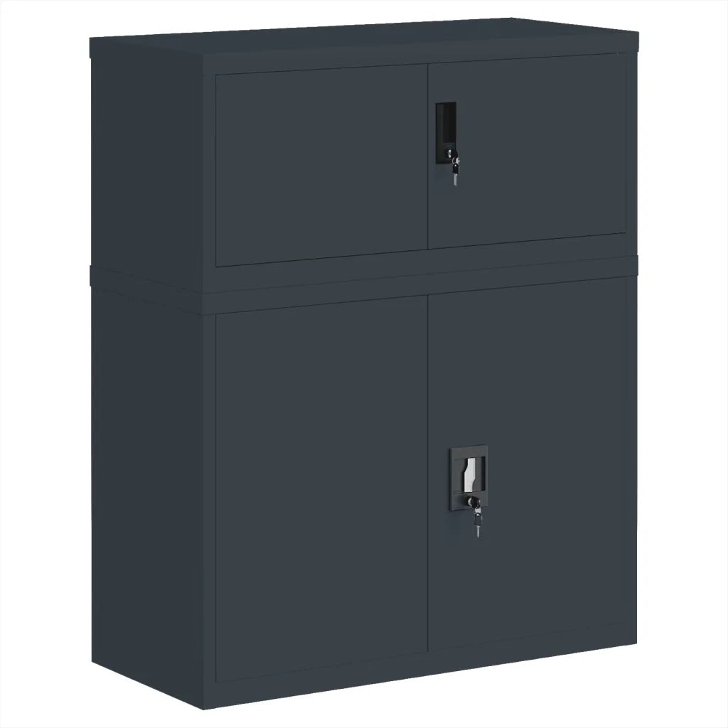 Armadio Classificatore Antracite 90x40x110 cm in Acciaio 3188328