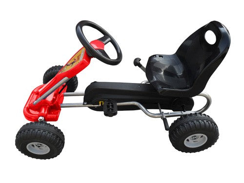 Go-kart a pedali per bambini rosso 89 cm 0102005