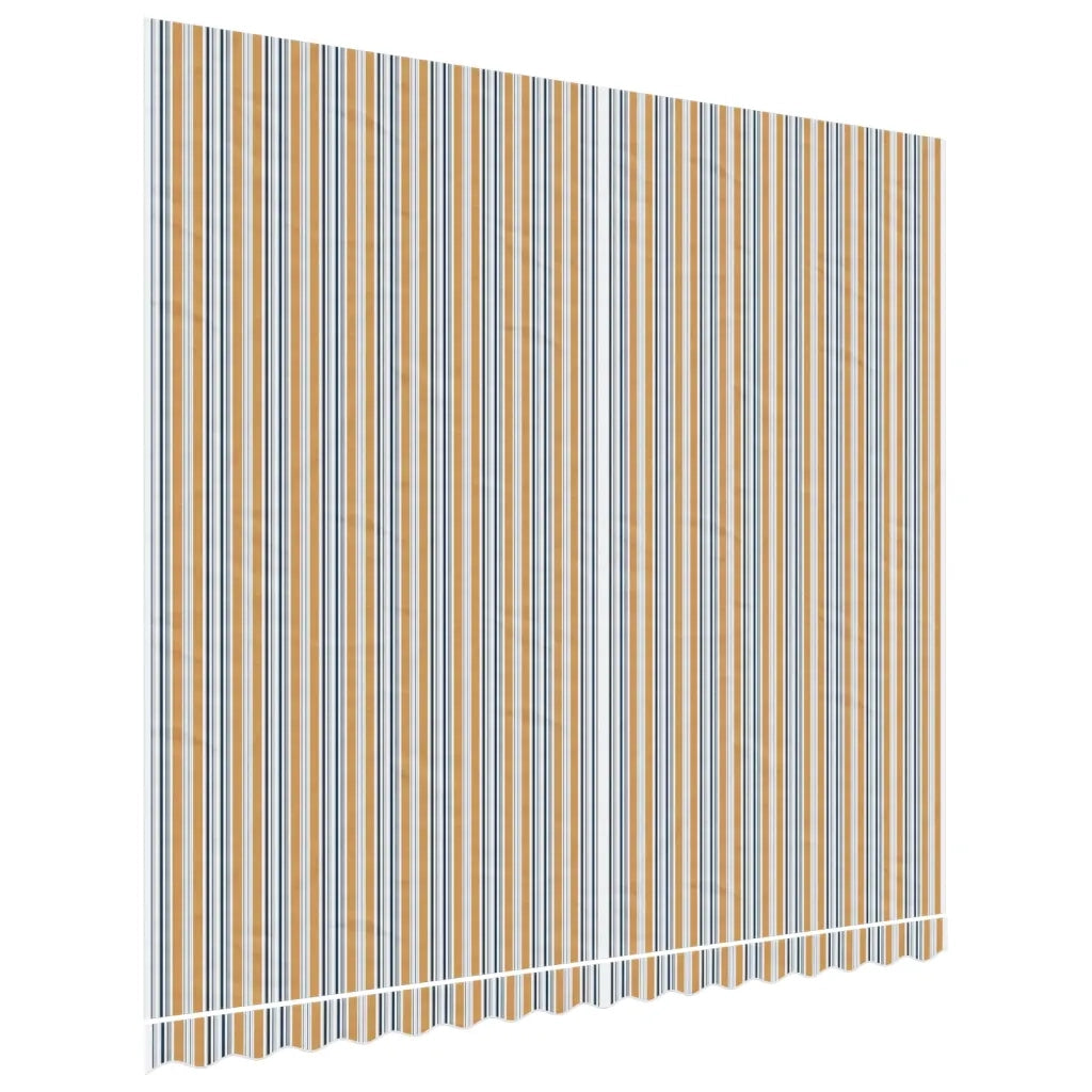 Tessuto di Ricambio per Tenda Strisce Multicolore 4x3,5 m 367727