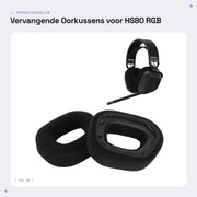Orecchini di sostituzione per HS80 RGB cuffie auricolari