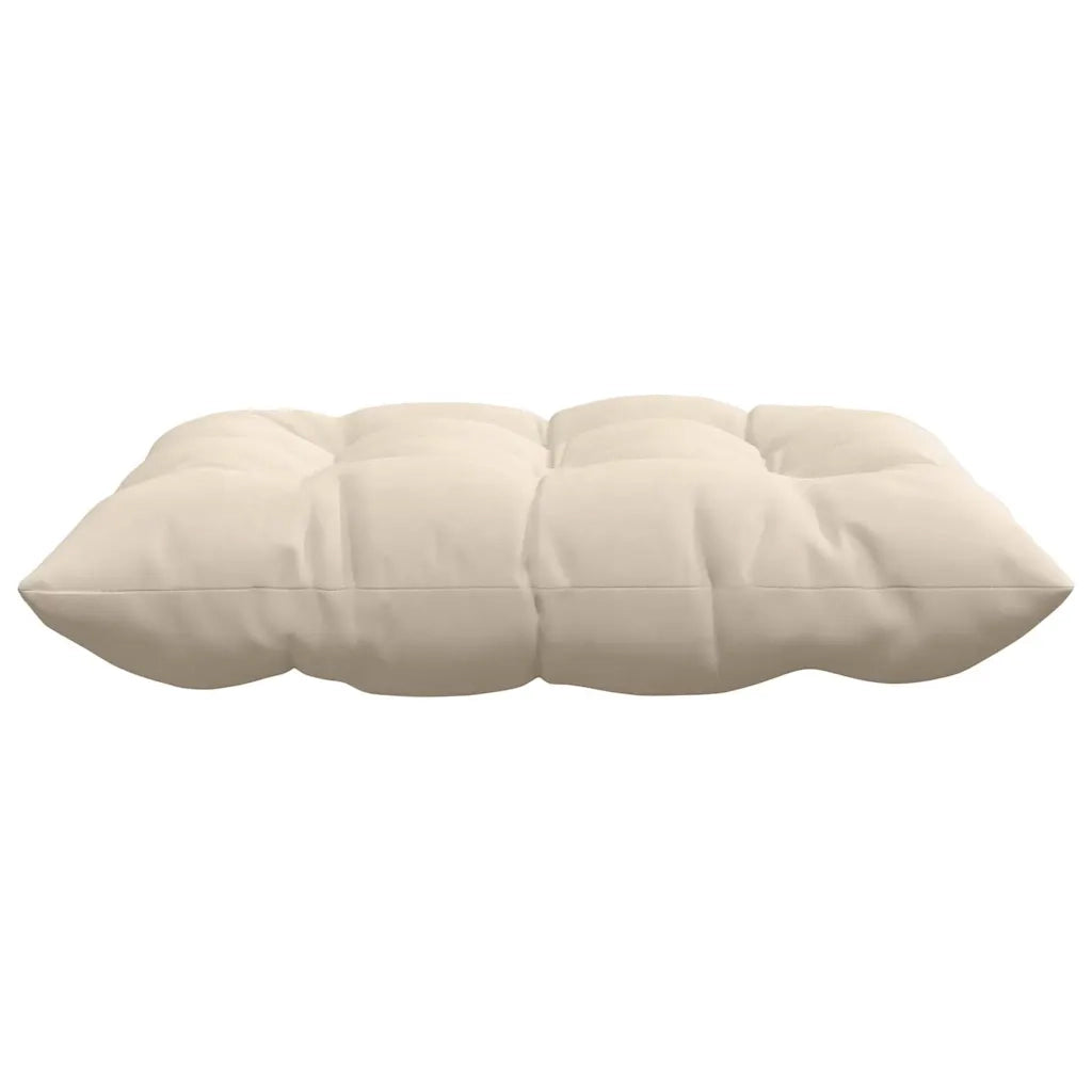 Cuscini per Seduta 4 pcs Beige 40 x 40 x 6 cm Microfibra