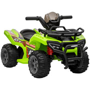Quad Elettrico Bambini ¨C zephmum ¨C Verde Metallo PP 66x44x42 cm
