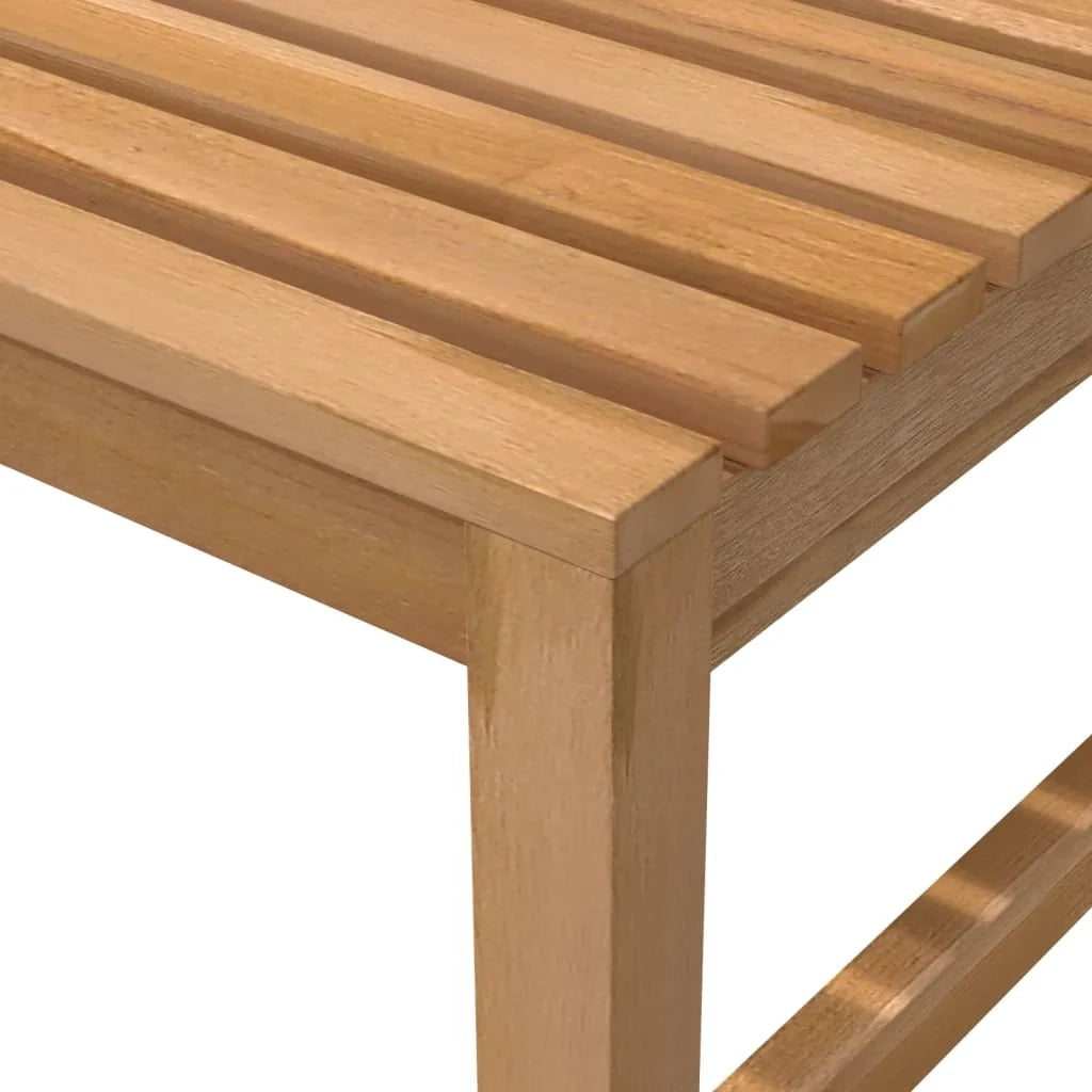 Panca da giardino mobili da esterno per patio terrazza 150 x 40 x 45 cm legno massello di teak 02_0011250