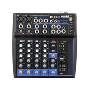Mixer disc jockey gemini gem 08usb professional black