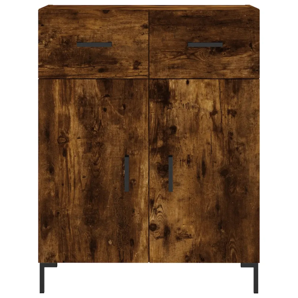 Credenza Rovere Fumo  69,5x34x180 cm in Legno Multistrato 3199878