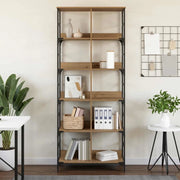 Libreria 4 livelli 78,5 x 33 x 188,5 cm metallo PB 8010896