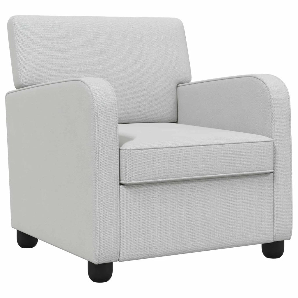 Poltrona Grigio Chiaro Velluto 42043451