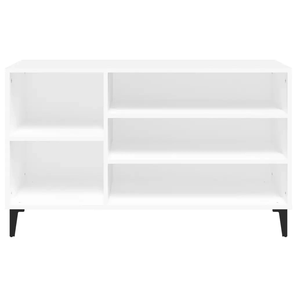 Scarpiera Bianca 102x36x60 cm in Legno Multistrato cod mxl 42839