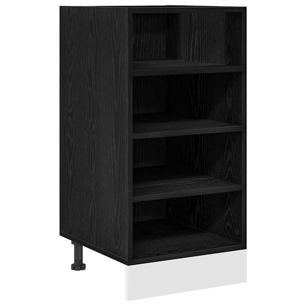 Base per Cucina con cassetto Rovere nero 40 x 44,5 x 81,5 cm