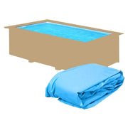Liner Di Ricambio Per Piscina In Legno Northwood Rettangolare - 15,50 X 3,50 X H. 1,55 M Azzurro - Spessore 0,75 Mm Altezza: 1.40 m, Dimensione piscina: 4.50 X 2.50 m, Colore: Azzurro