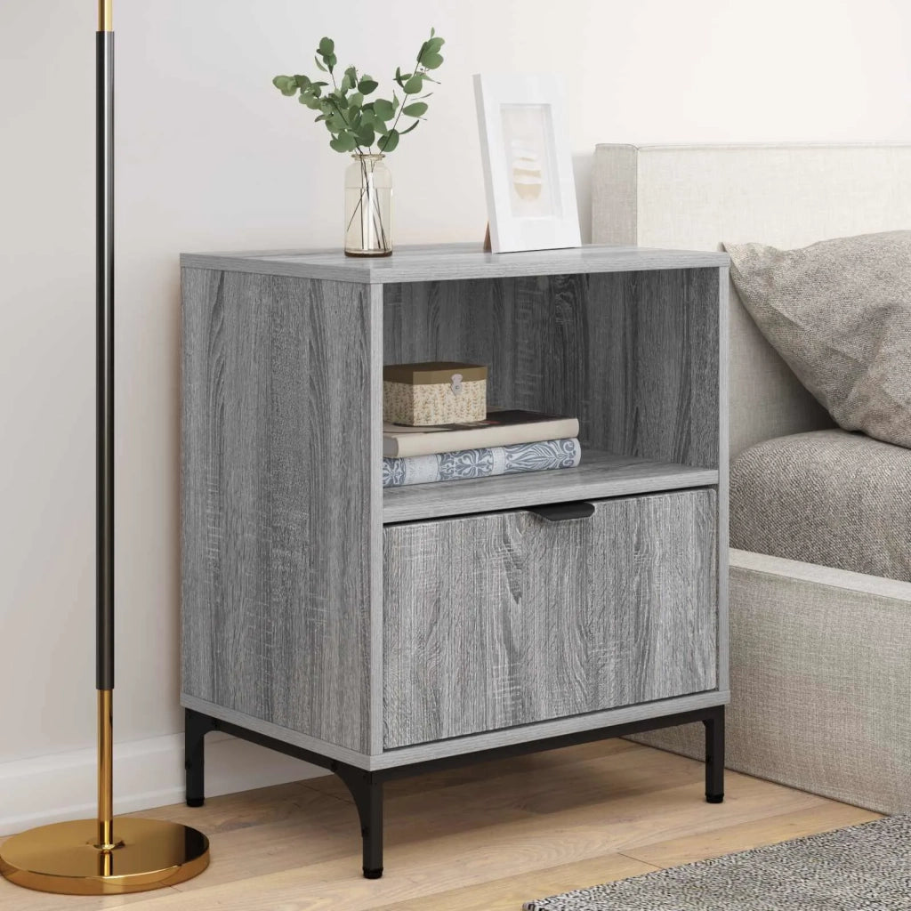 Armadio da Notte 2 pcs Grigio sonoma 49 x 36 x 61 cm 883487