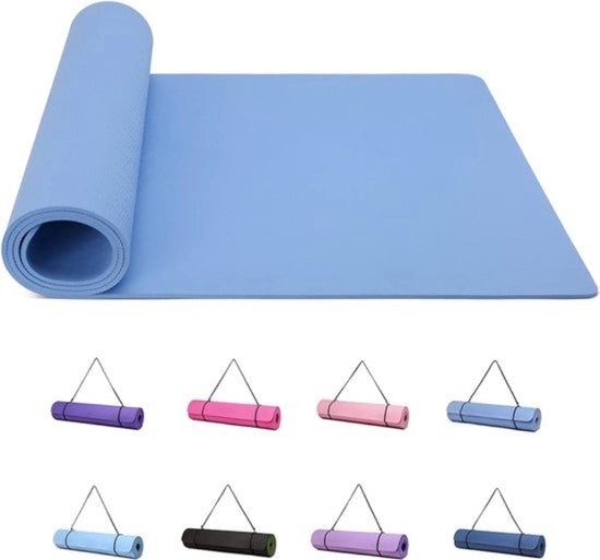 Mat Yogacentrico con Antiscivolo per Tutti i Tipi di Corpo 6 mm