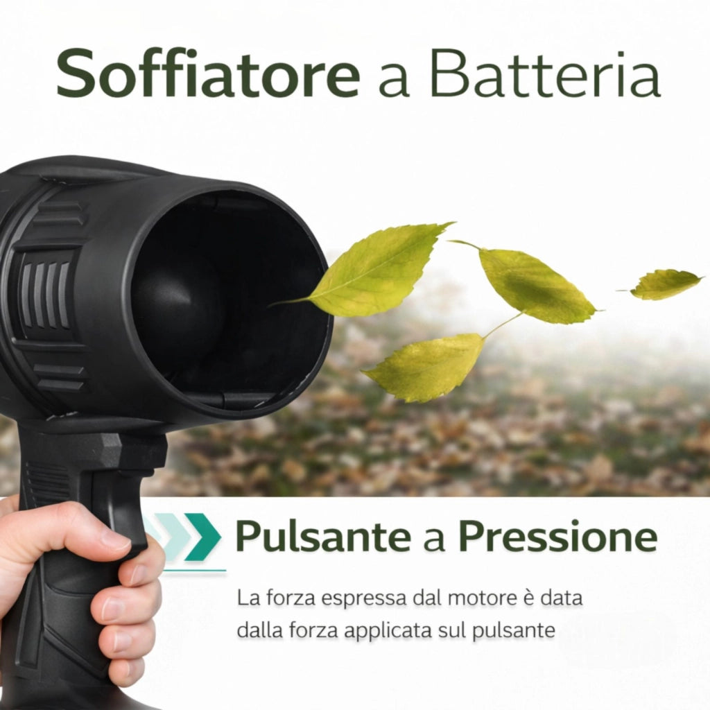 Soffiatore A Doppia Batteria 48 V Per Foglie Asciugatrice Auto Moto 2 Batterie