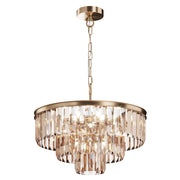 Lampadario sospensione cristallo Maytoni Revero Ø50 7xE14