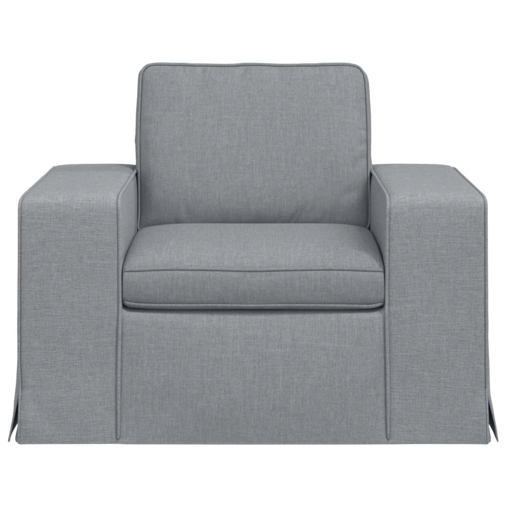 Divano Grigio chiaro 103 x 80 x 82 cm Tessuto