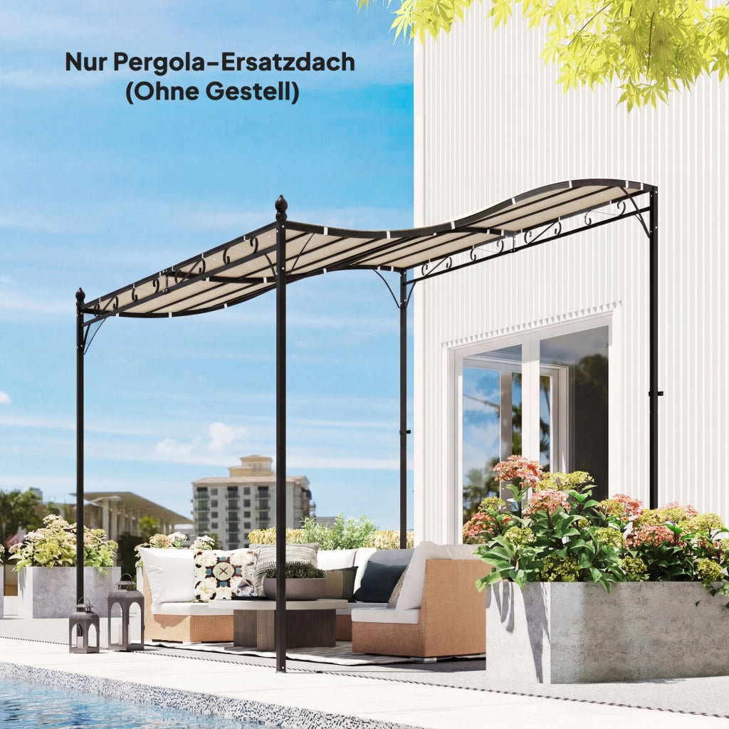 Tenda da sole per pergola ¨C zephmum ¨C crema 298x293 cm