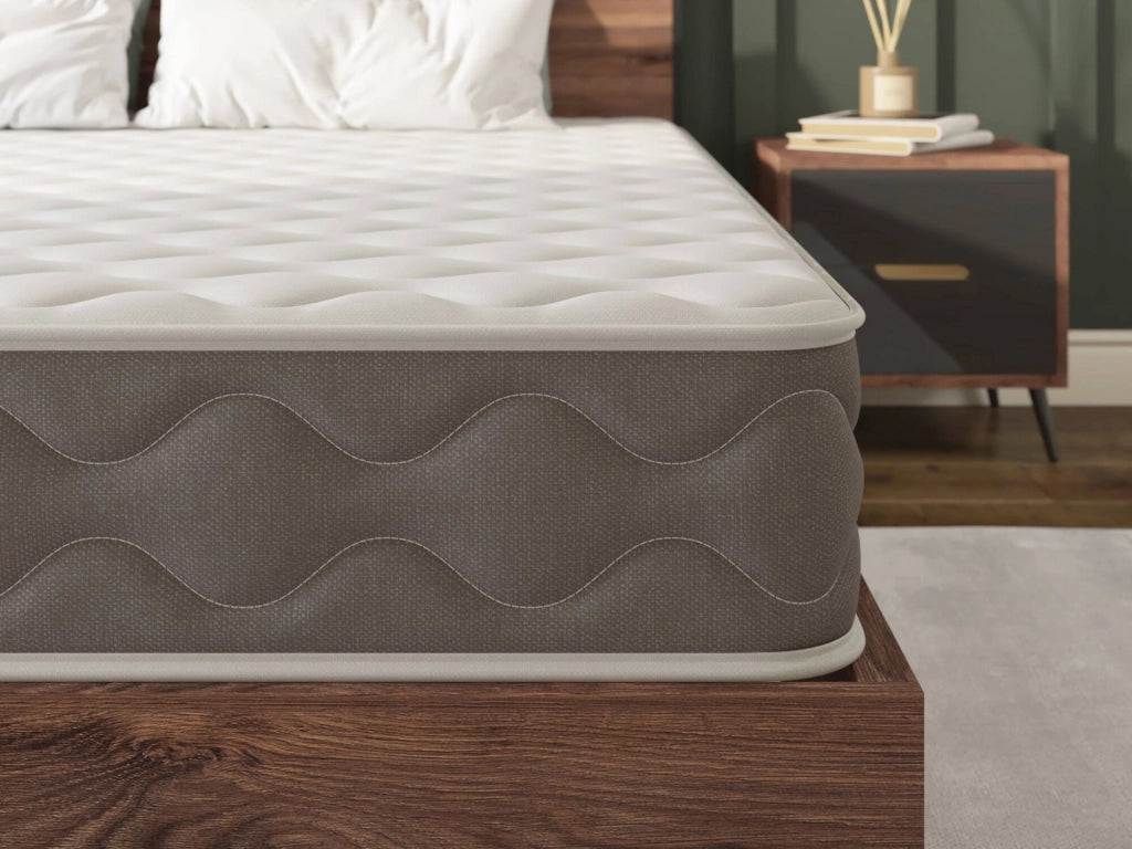 Gaggiano, Materasso Singolo Grado Rigidità 6.5/10 Made in Italy, 190x80x21h cm Bianco