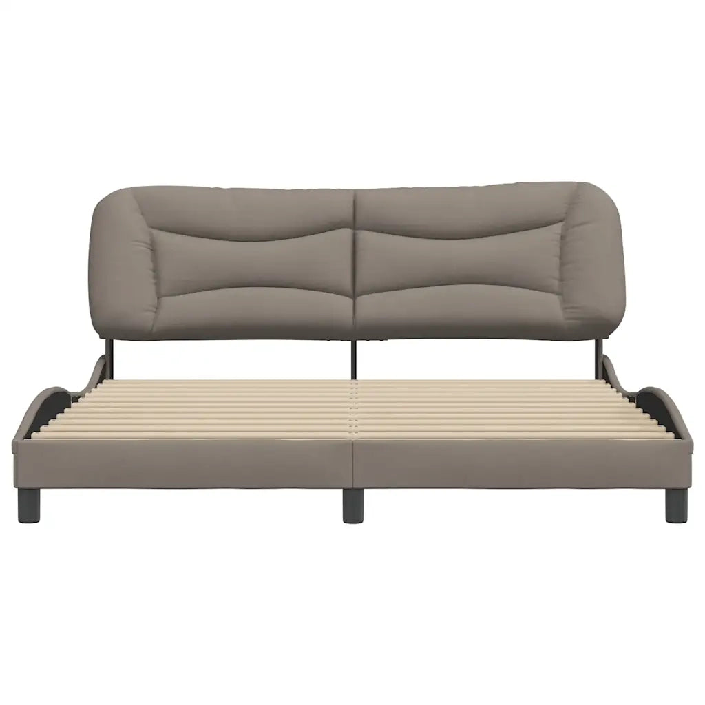 Giroletto senza Materasso Hvar Tortora 180x200 cm in Tessuto 3207790