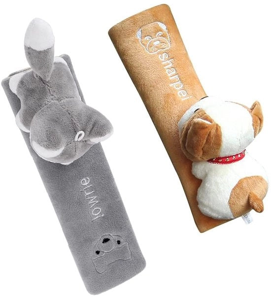 2 Set di Cuscini di Sicurezza per Bambini - Supporti per Cinture di Sicurezza Comfortevoli