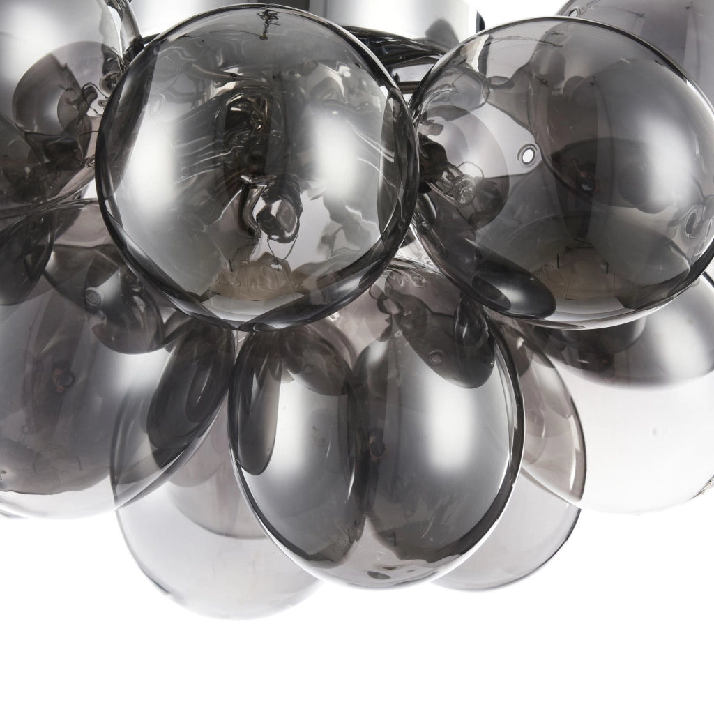 Maytoni Balbo MOD112-04-N plafoniera 4 sfere vetro fumé