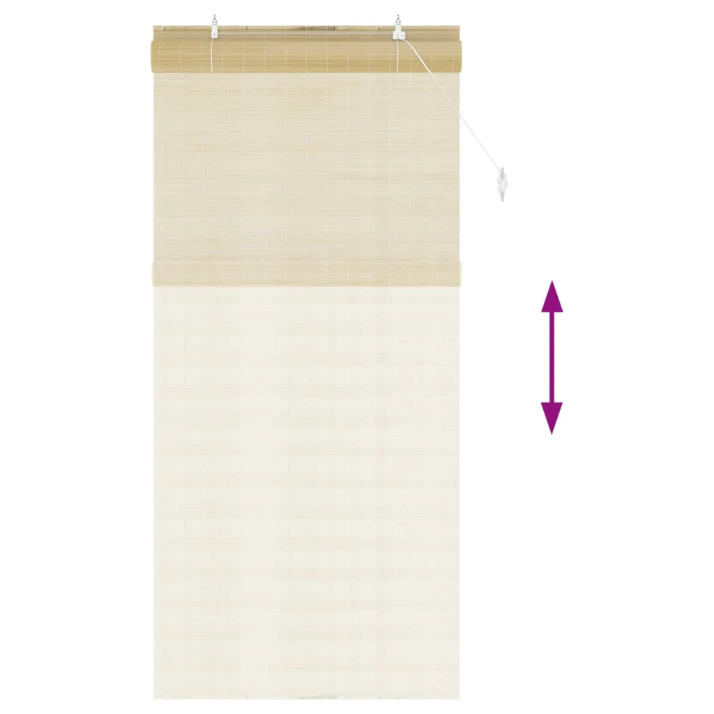 Tenda a rullo Naturale 90 x 220 cm Bambù 42039689