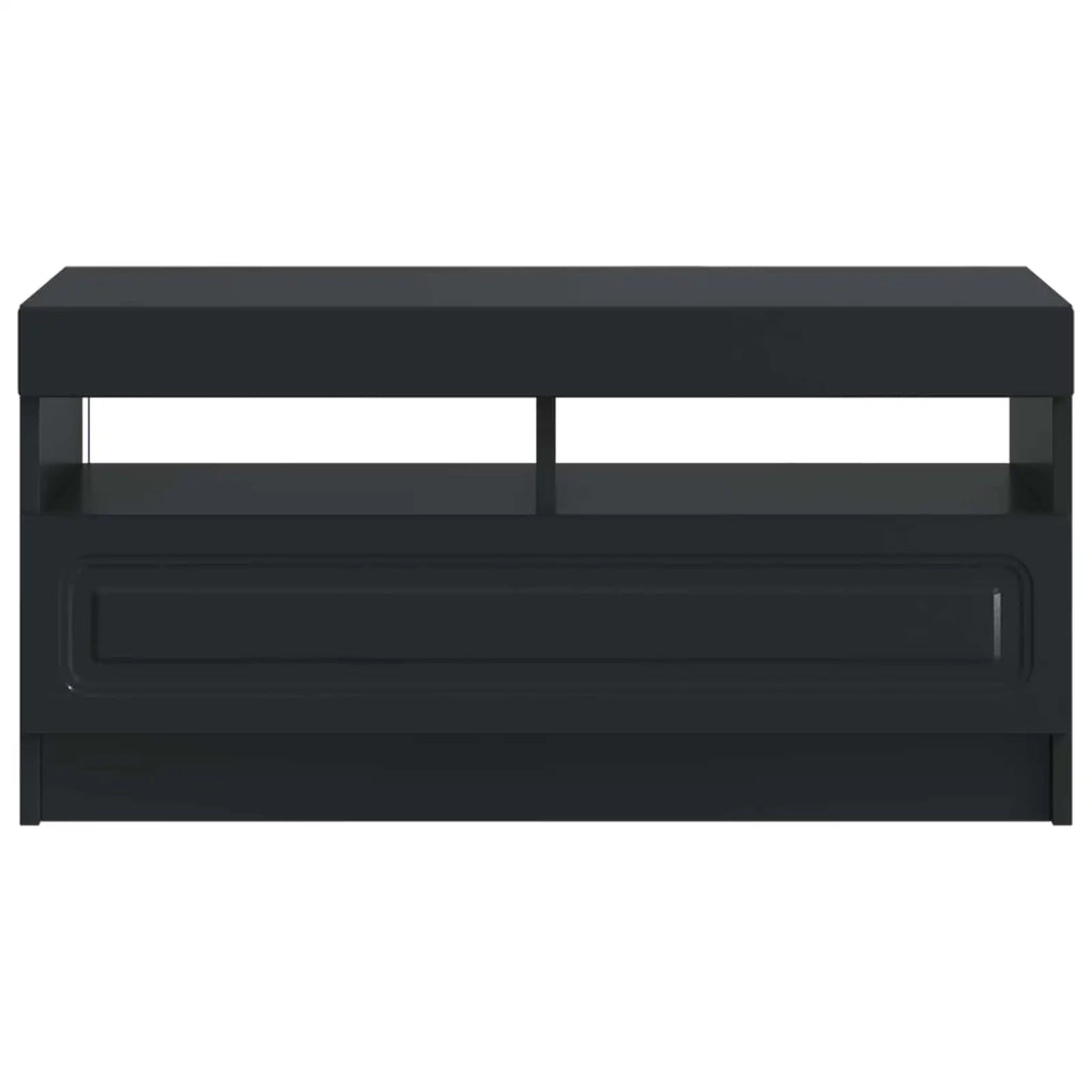 Mobile TV LED Nero Legno ingegnerizzato 897876