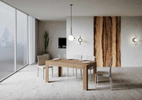 Tavolo Allungabile 160-220x90x77 cm Bibi Quercia Naturale