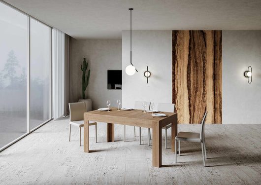 Tavolo Allungabile 160-220x90x77 cm Bibi Quercia Naturale