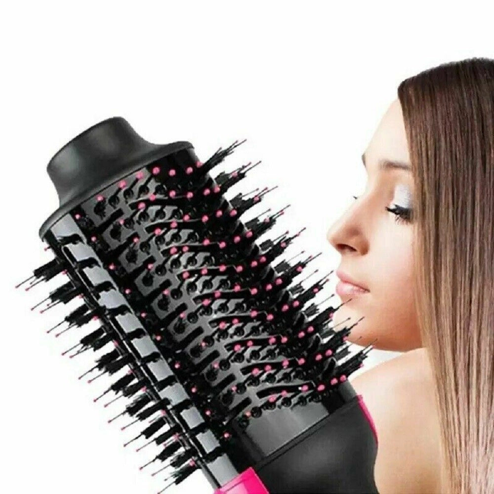 Trade Shop - Spazzola Con Phon Asciugacapelli Lisciante Professionale Per Capelli One Step -