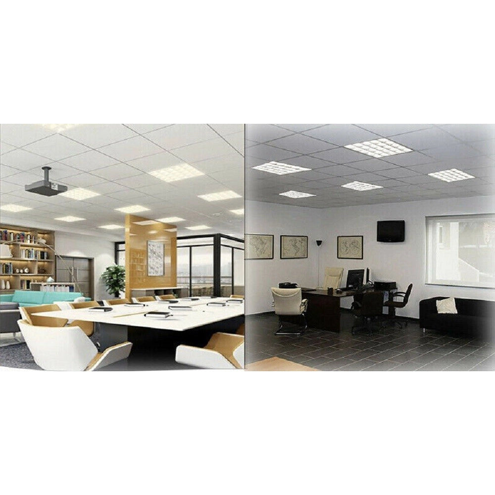 Trade Shop - Pannello Incasso Griglia Led 55 W Plafoniera Slim Luce Fredda Naturale P595-q -