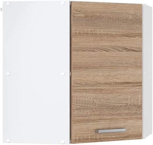 Mobile angolare da cucina R-Line, Sonoma, 57 cm, per la libera combinazione all'interno di sistemi cucina modulari
