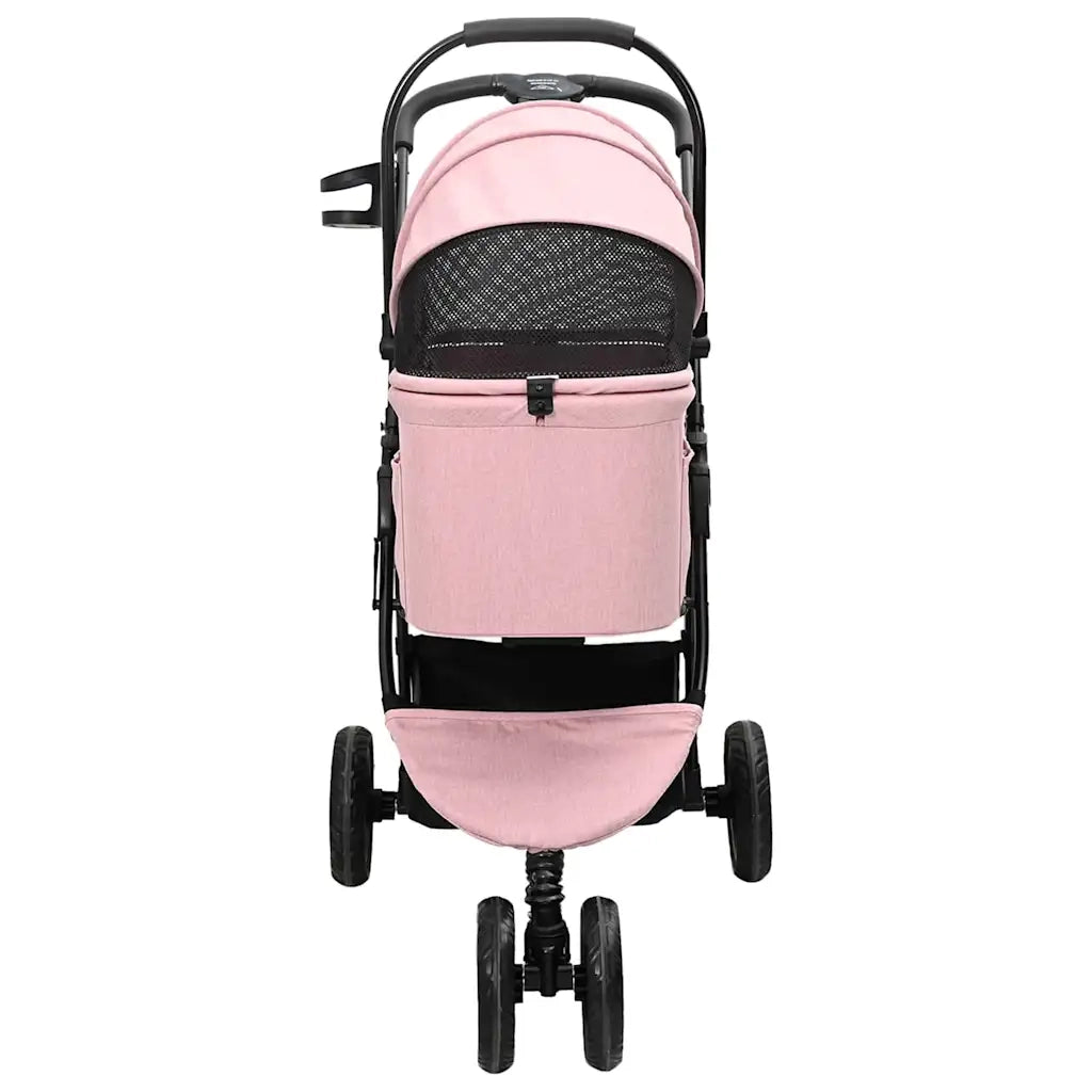 Passeggino pieghevole per animali Rosa 78 x 54 x 101 cm 42012437