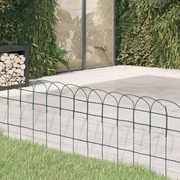 Recinzione per Giardino in Ferro Verniciato a Polvere 25x0,4 m 141072