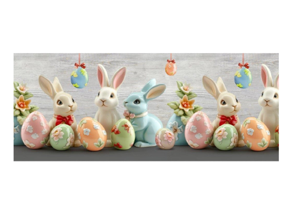Tappeto Pasqua Passatoia Cucina Antiscivolo Sottolavello Disegno Rabbit Easter - 50x140 - Rabbit Easter