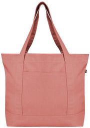 Borsa a canestro in tessuto biologico 100% per donna con cerniera e tasca interna, borse in tessuto biologico 100% per uomo, per shopping, per spiaggia