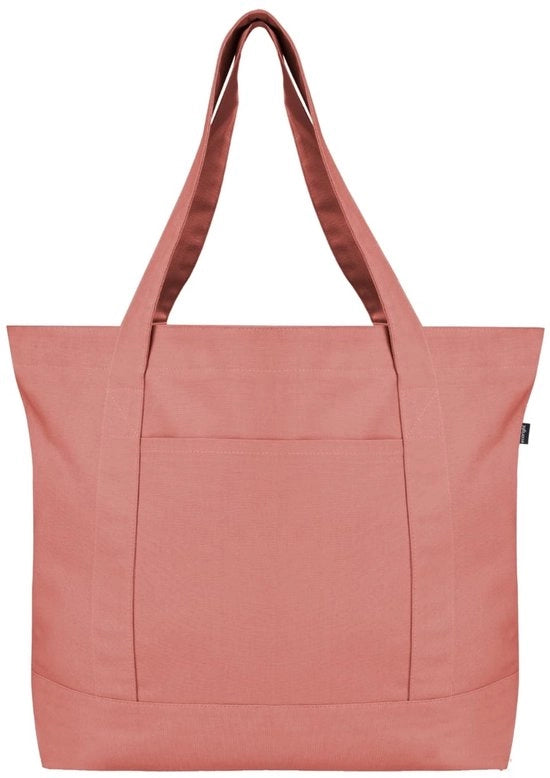 Borsa a canestro in tessuto biologico 100% per donna con cerniera e tasca interna, borse in tessuto biologico 100% per uomo, per shopping, per spiaggia